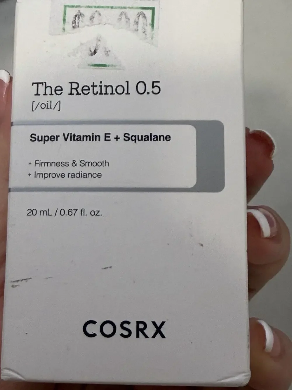 COSRX The Retinol 0.5 Retinol Oil Face Serum Vitamin E + Squalane 20 mL